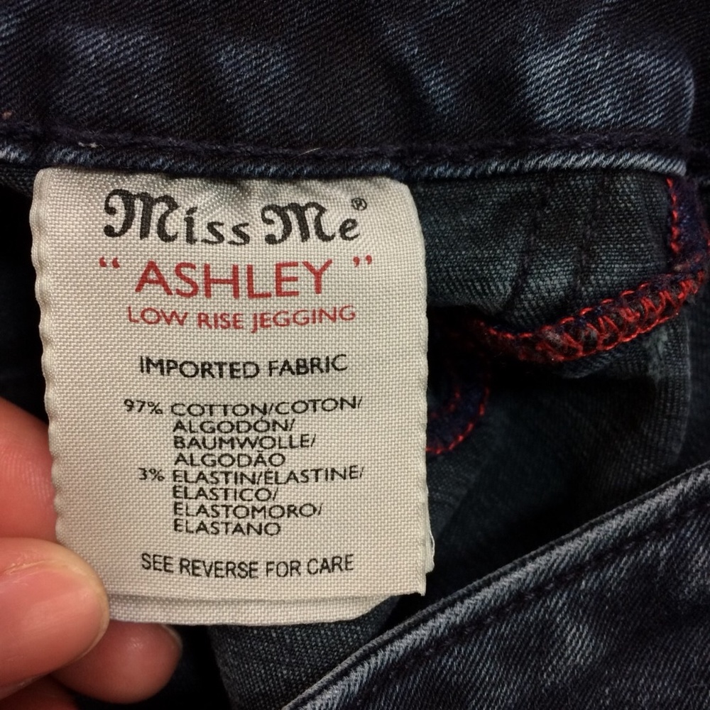 MissMe Ashley LowRise Jegging Jeans27 Inseam 29.5 - Picture 8 of 8